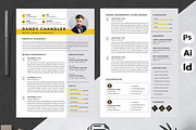 Minimal CV, a Resume Template by Attractive Resume (Thumbnail 2 of 3)