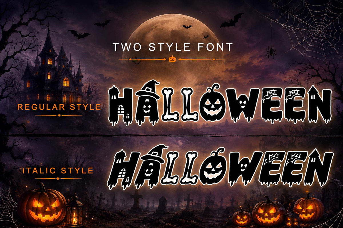 Spooky Bites, a Blackletter Font by Yoga Letter (Photo 5 of 10)