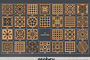 27 Laser Cut Coaster Set 004, a Graphic by AtacanDigital (Thumbnail 1 of 4)