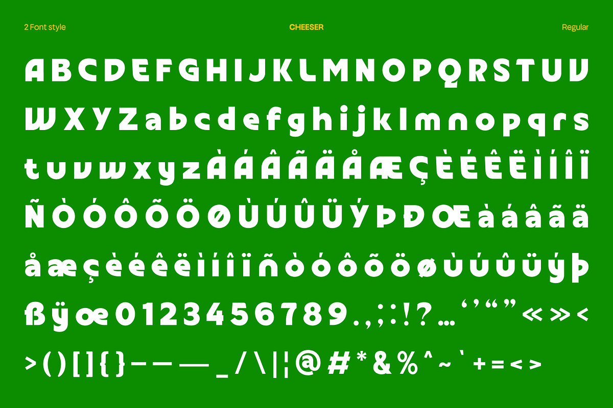 Cheeser – Stylistic Display Font, a Sans Serif Font by Casloop Studio (Photo 6 of 10)