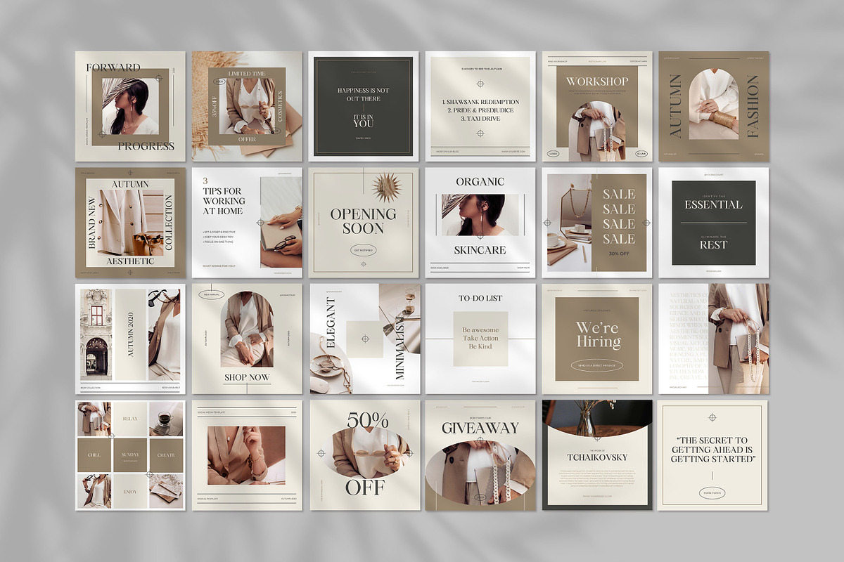 CANVA Elegant Social Media Templates, a Social Media Template by AndrewPixel (Photo 10 of 12)
