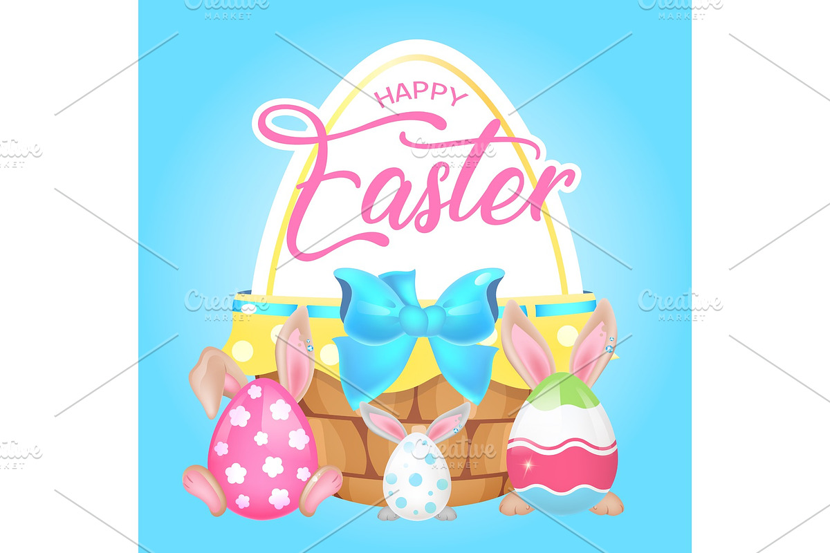 Easter festive social media post, a Poster Template by IMG visuals characters