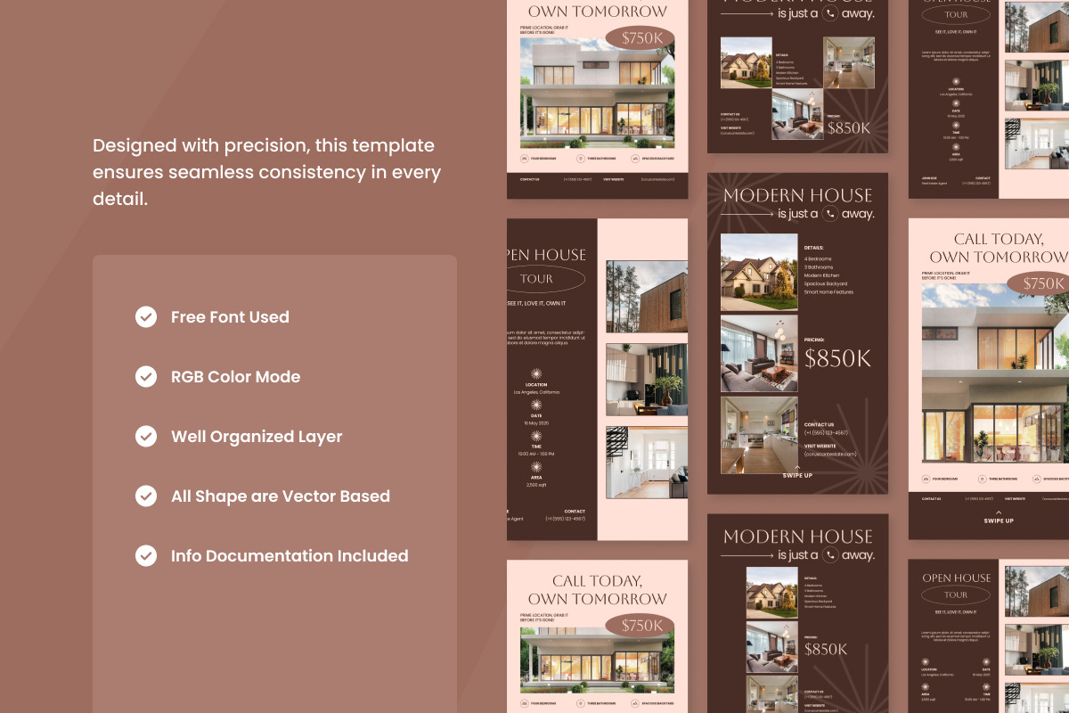 Real Estate Social Media Post V2, a Social Media Template by productype1 (Photo 2 of 3)