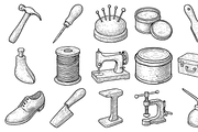 Cobbler Tools Collection, an Object Graphic by nikagraphic (Thumbnail 3 of 3)