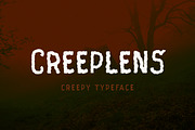 Creeplens - Creepy Typeface, a Font by Littlehand (Thumbnail 1 of 6)