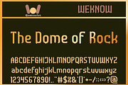 Straightforward font, a Font by weknow (Thumbnail 2 of 8)
