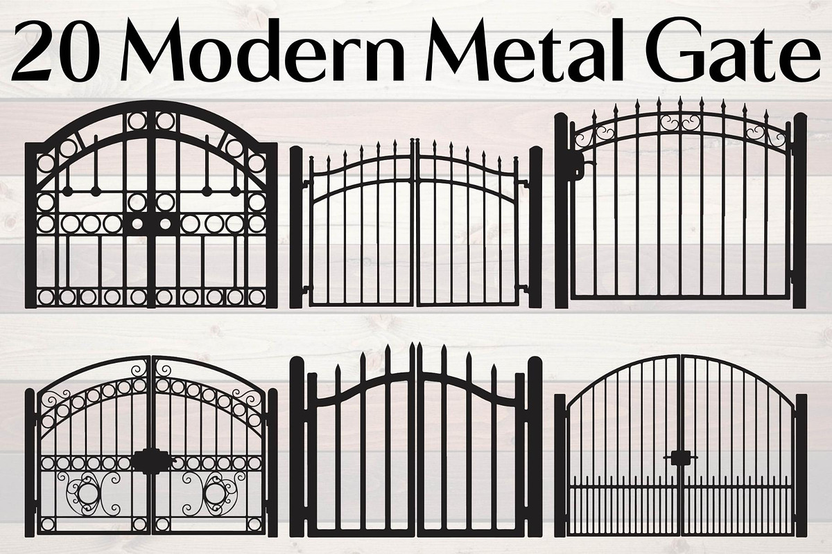 Modern Metal Gate, an Object Graphic by Creativeshirt (Photo 1 of 19)