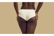 Closeup of black woman buttocks in underwear - Stock Photo [97909442] -  PIXTA