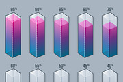 Bar Graph Chart. Infographic Element, an Object Graphic by Shurik76 (Thumbnail 2 of 2)