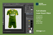 Football Kit T-Shirt Mockup, a Shirt Mockup by image touch (Thumbnail 4 of 5)