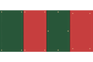Vintage Christmas Frames Set, a Background Graphic by Elena Pimukova