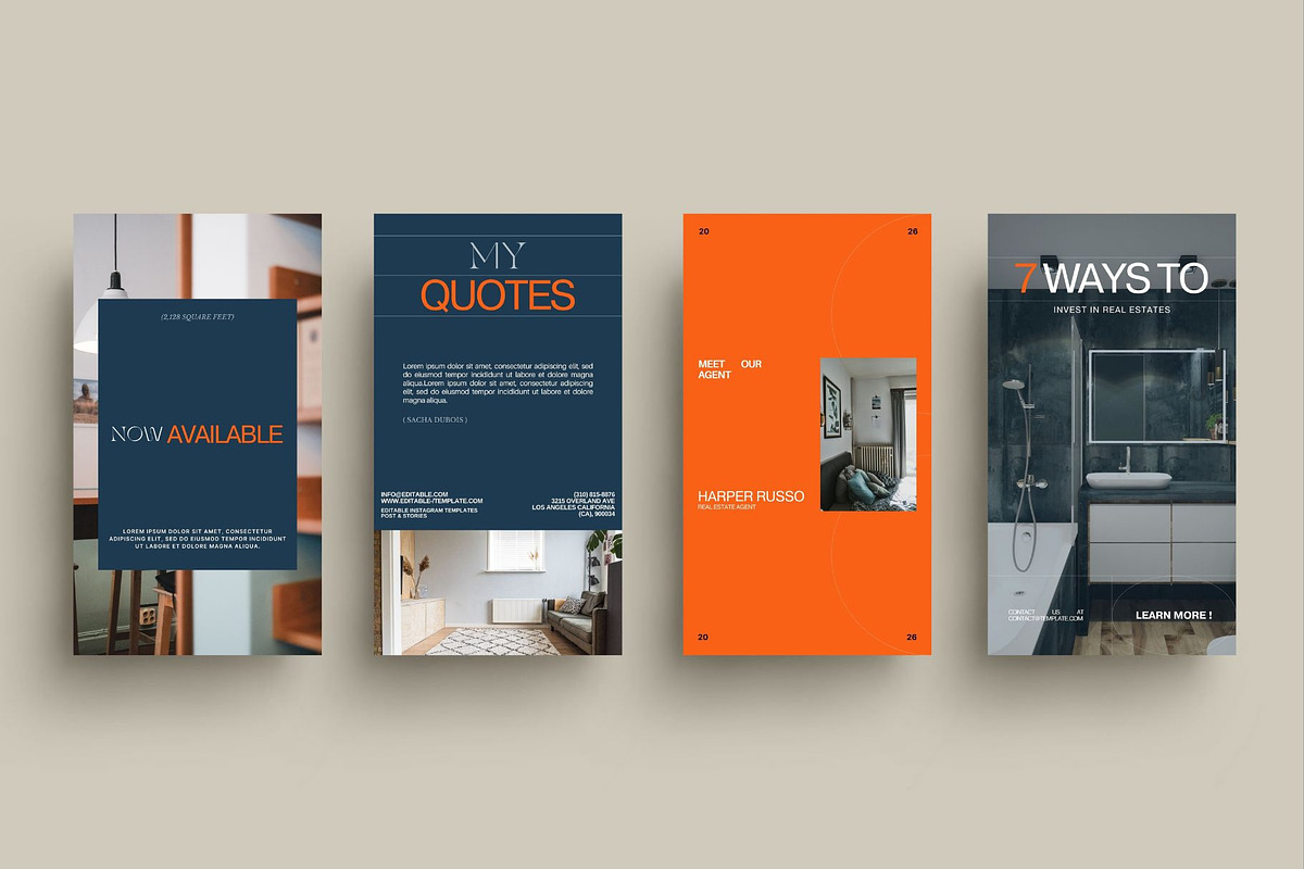Real Estate Story Template for Canva, a Social Media Template by Prapti Design (Photo 3 of 10)