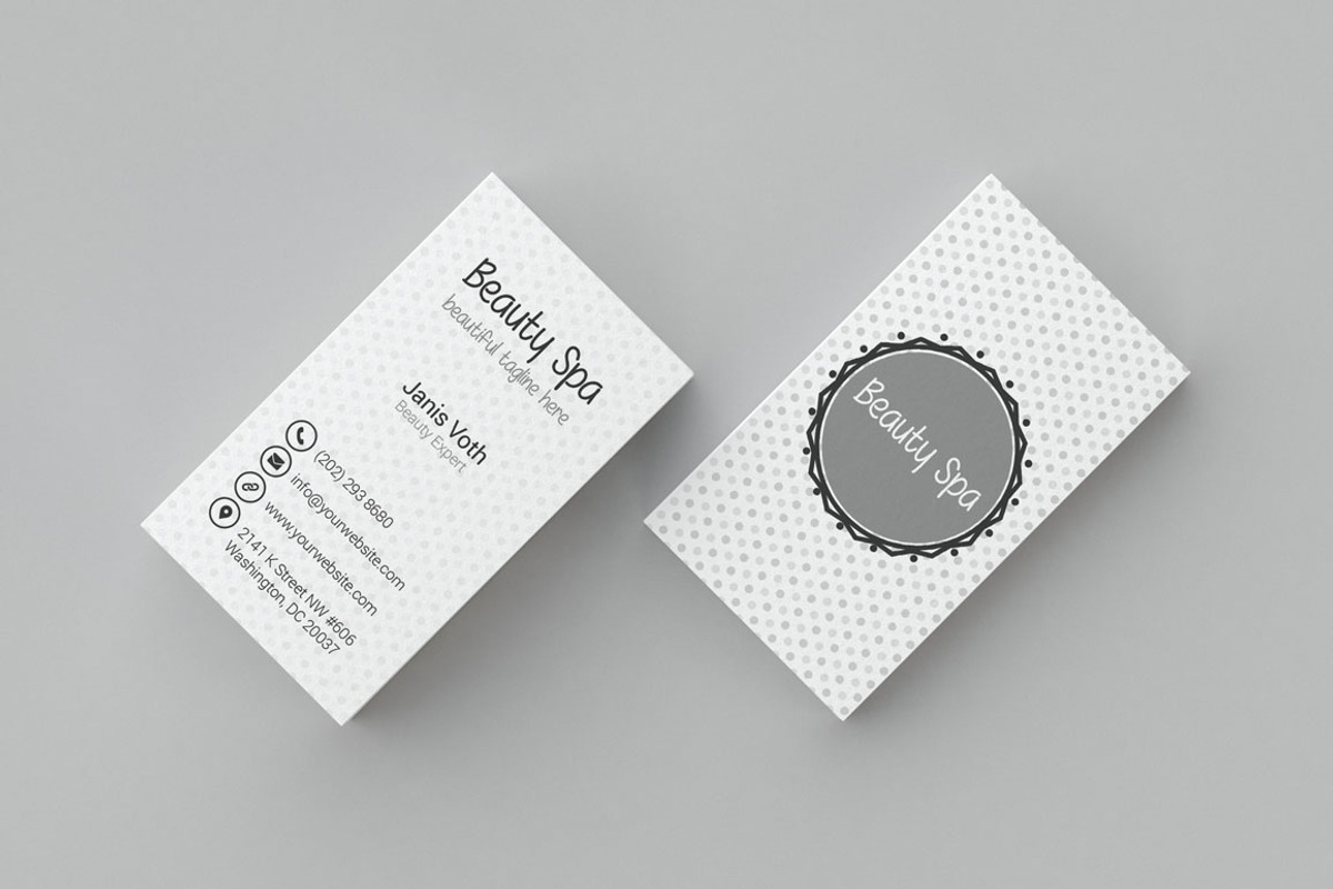 Beauty Spa Minimal Business Card, a Business Card Template by GraphicPick (Photo 2 of 2)