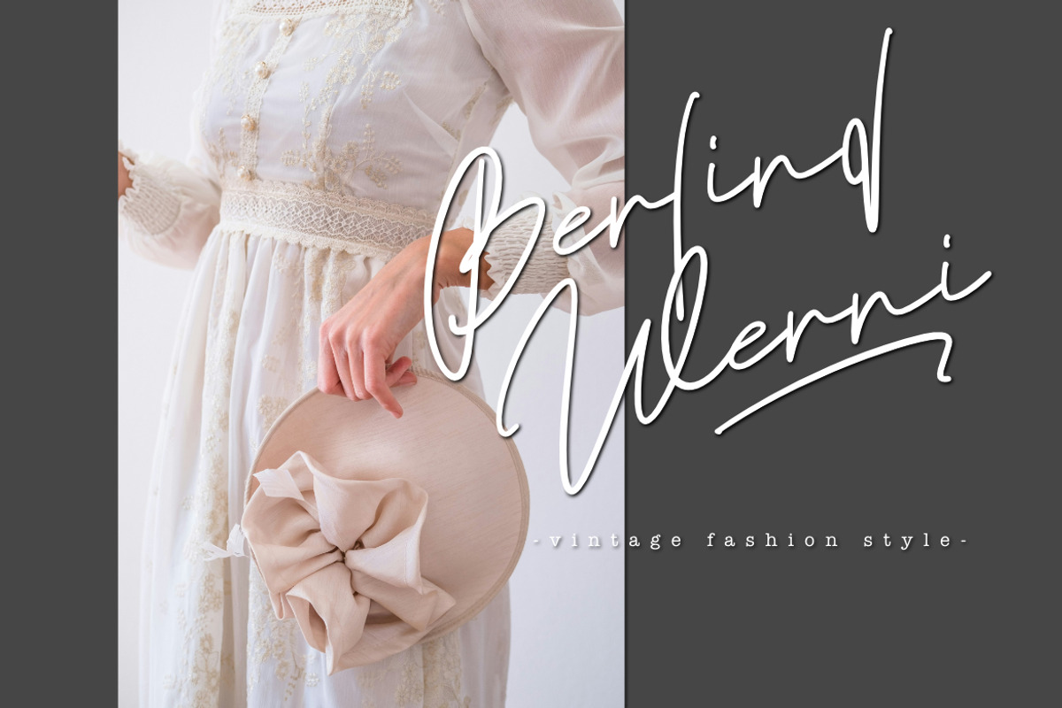 Berlinda Werni - Monoline Font, a Script Font by Bayuktx (Photo 5 of 10)