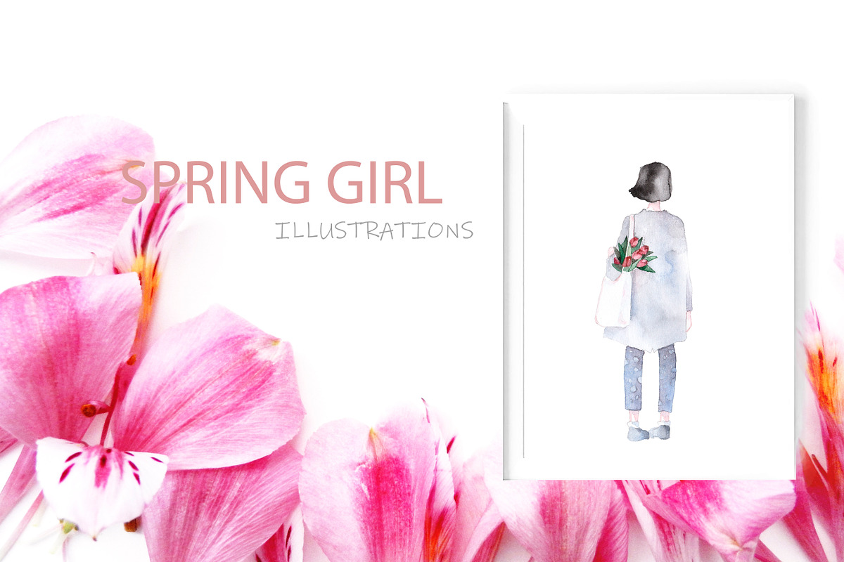Spring Girl, a Person Illustration by Knysh Ksenya (Photo 3 of 8)