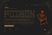 Bones Halloween Display Font, a Serif Font by infernostudio3 (Thumbnail 7 of 11)