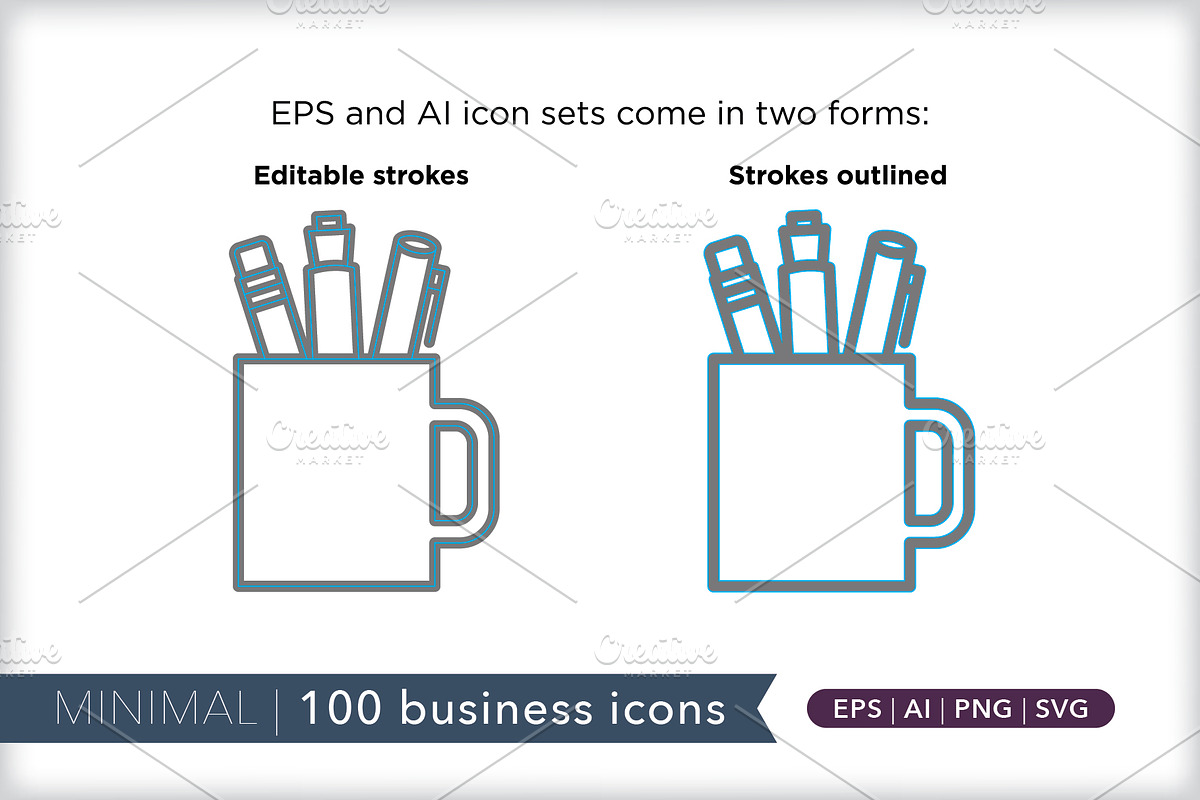 Minimal 100 business icons, an Outline Icon by Picture Window (Photo 7 of 10)