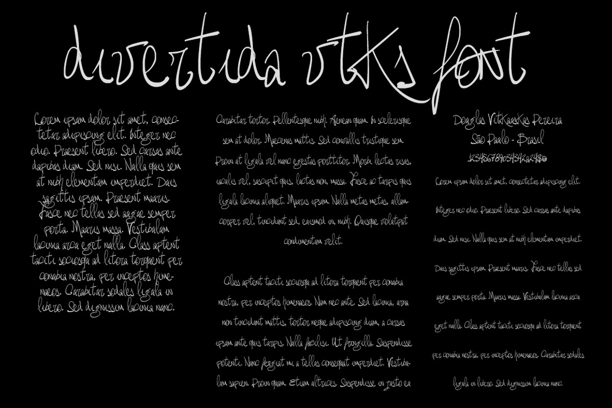 Divertida Vtks Font preview 2