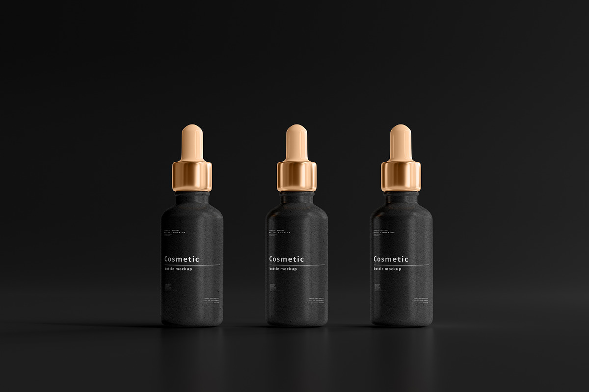 Dark Cosmetic Branding Mockups, a Cups & Container Mockup by pmvch (Photo 35 of 86)