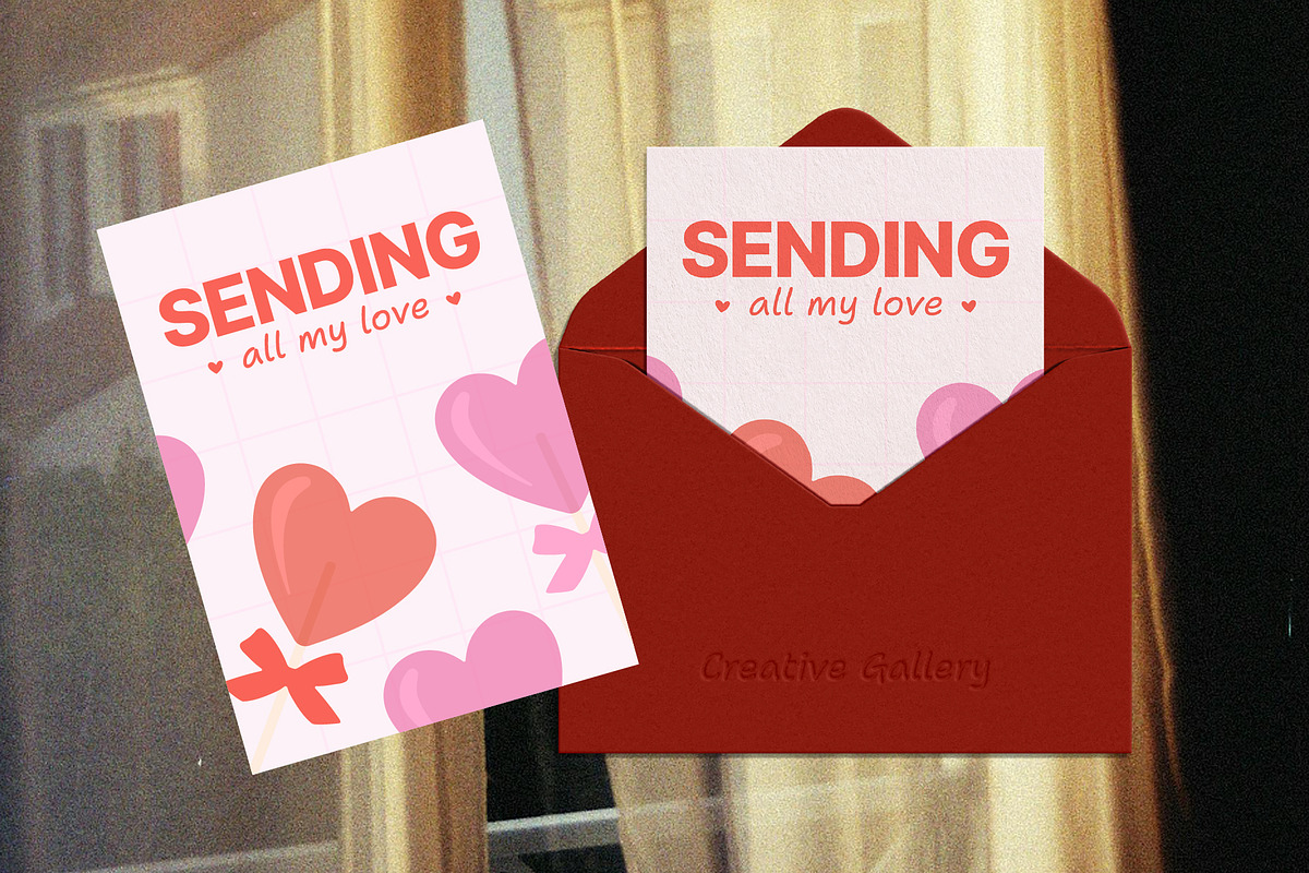 Valentine`s Greeting Cards, an Object Graphic by Creative Gallery (Photo 4 of 7)