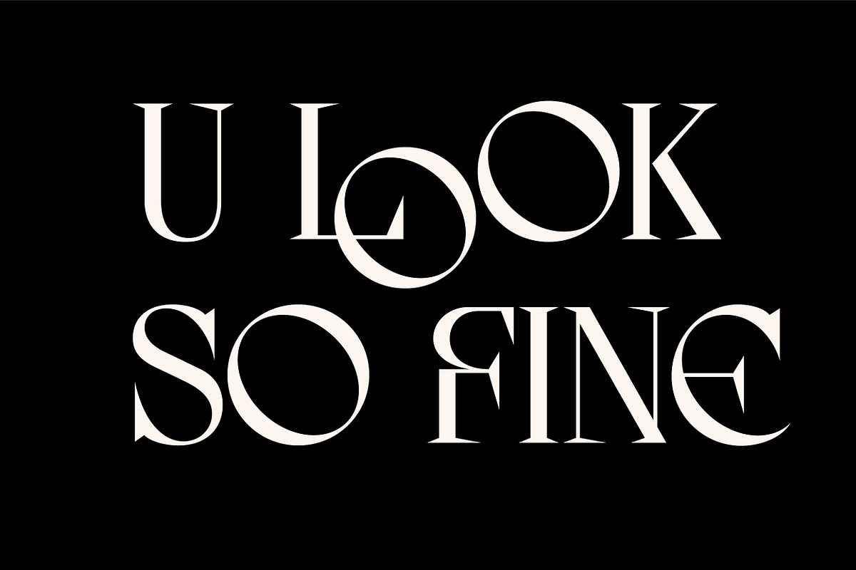 AO Mireille - Display Typeface, a Font by OwunStudio (Photo 12 of 15)