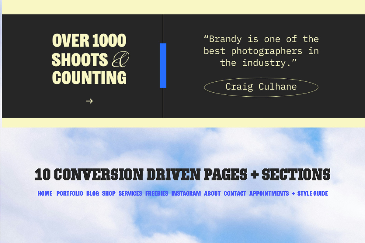 Brandy Squarespace 7.1 Template, a Squarespace Template by Digital Department (Photo 4 of 7)