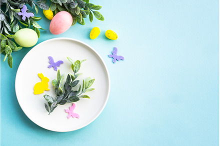Easter table setting, Easter food, a Food & Drink Photo by Nadia-nb