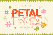 Petal Types | Fun Hand Drawn Font, a Handwritten Font by gracetype_studio (Thumbnail 1 of 12)
