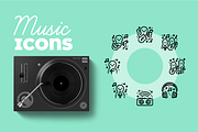 Audio & Video Line Art Icon Set, an Icon by C.Gordon Illustration (Thumbnail 2 of 4)