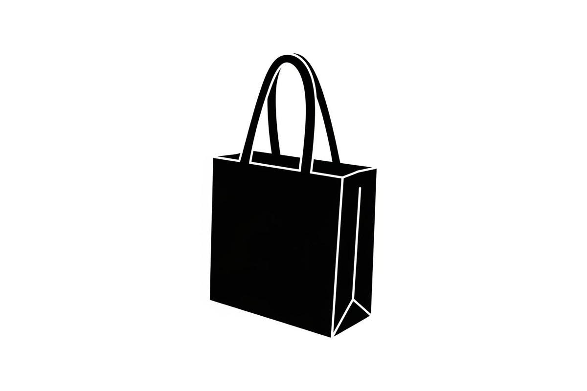 Reusable Tote Bag Minimal Silhouette, an Illustration by musafir_fashion (Photo 9 of 14)