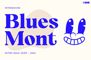 SS Bluesmont - Bold Retro Serif