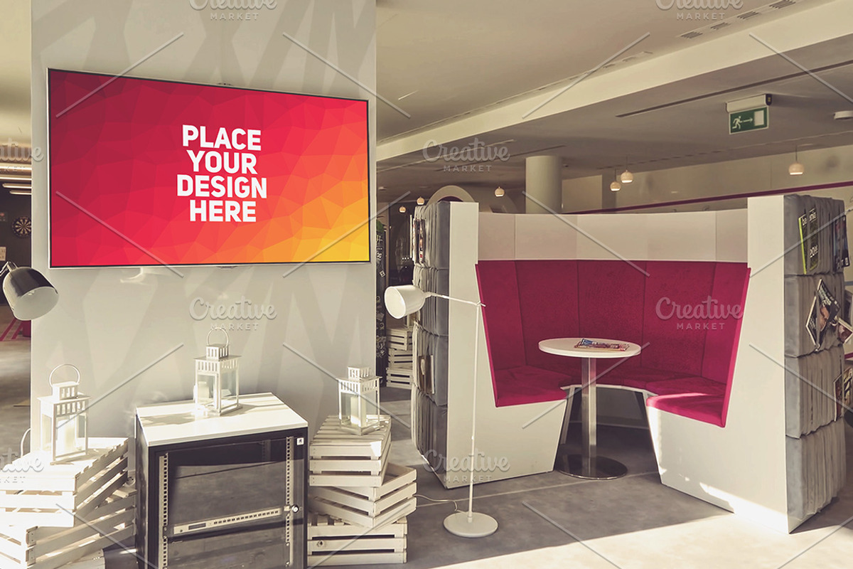 TV Display Mock-up#44, a Mockup by Laura