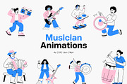 Animated Musician Illustration, a Person Illustration by Vectors Market (Thumbnail 1 of 5)