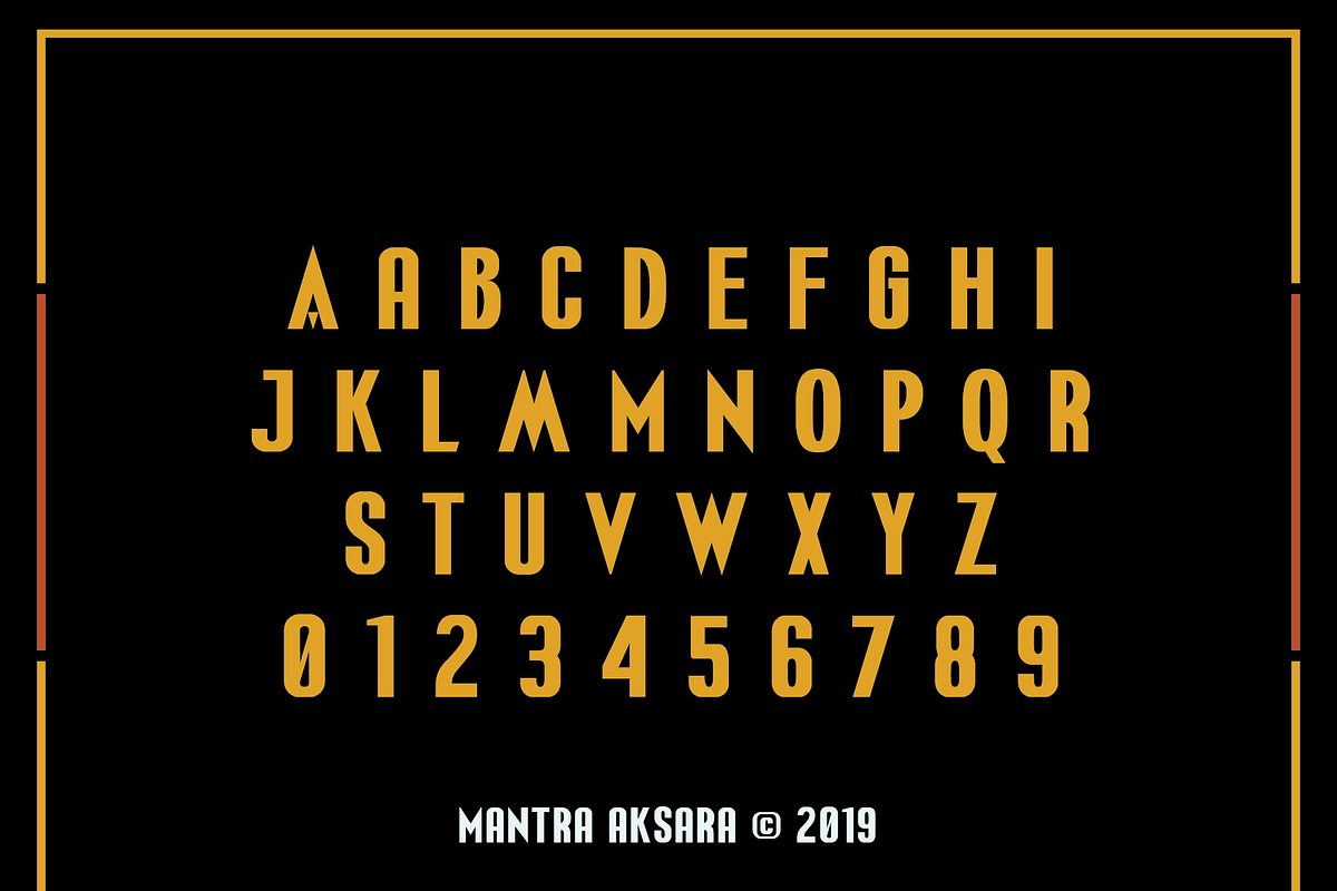 Lampau Font preview 3
