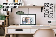 Workspace Mockup Set 8, a Mac Mockup by Best Pixels™ (Thumbnail 1 of 5)