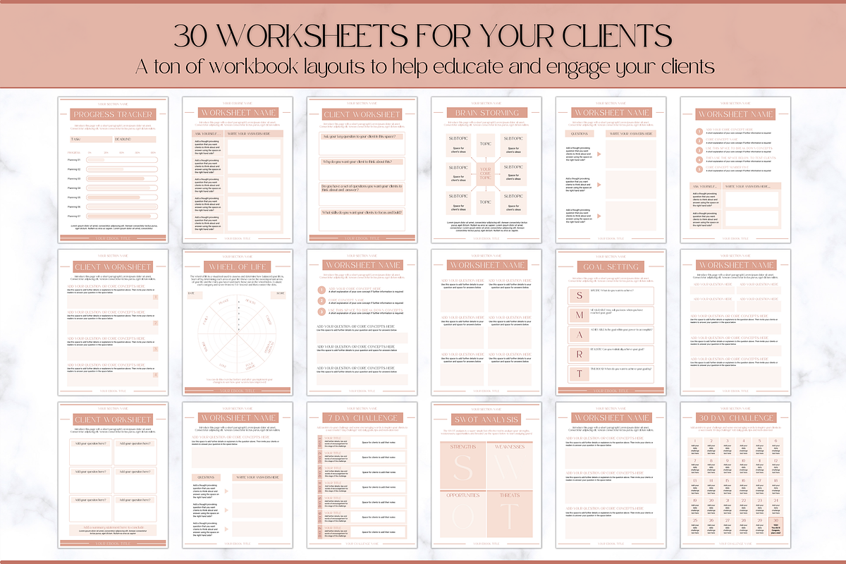 The ULTIMATE eBook Template Bundle, a Marketing Template by Templatables (Photo 5 of 11)