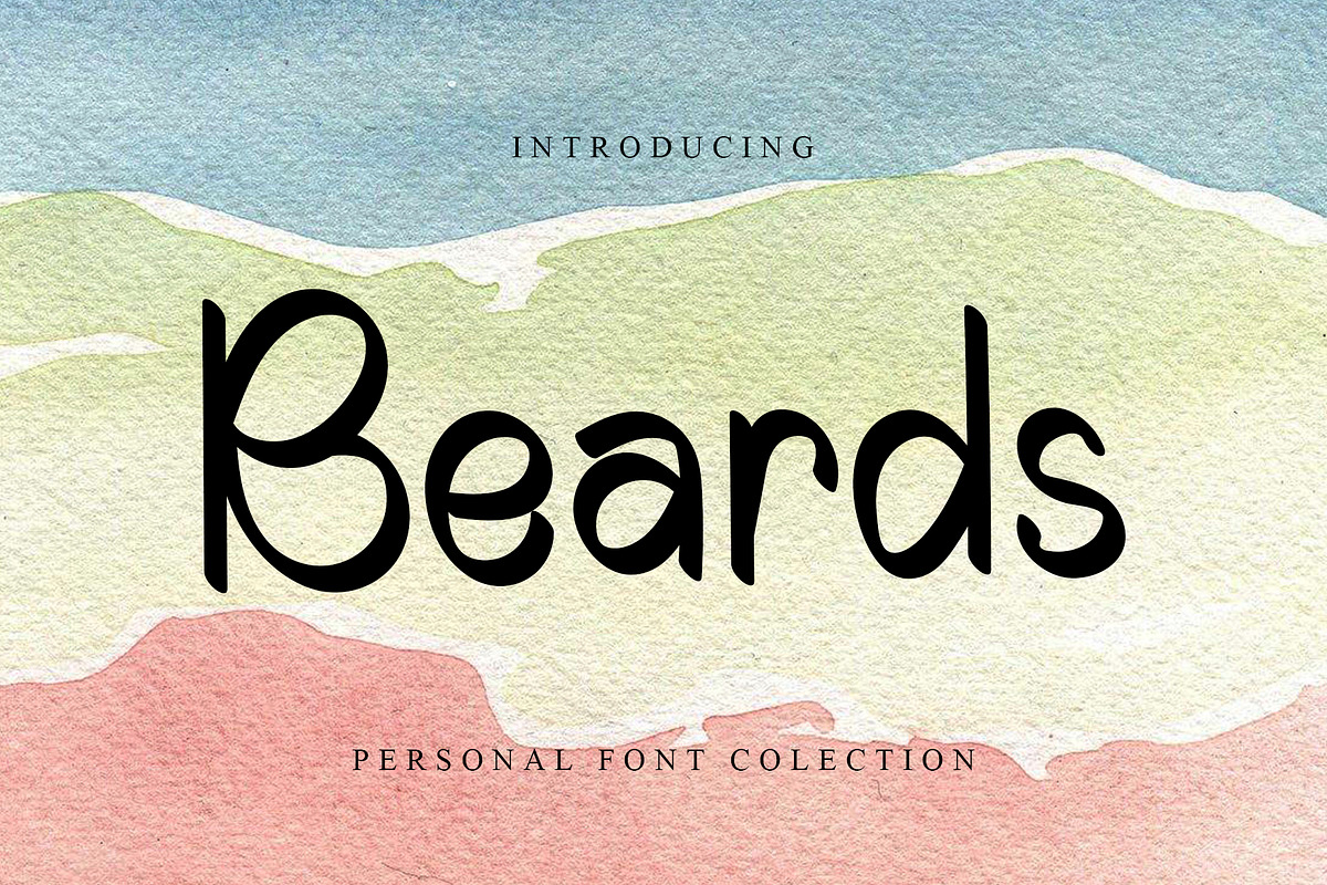 Beards, a Serif Font by Gia Letter (Photo 1 of 6)