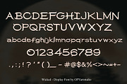 Wicked - Creative Display Font, a Font by OPY ArtStudio (Thumbnail 5 of 5)
