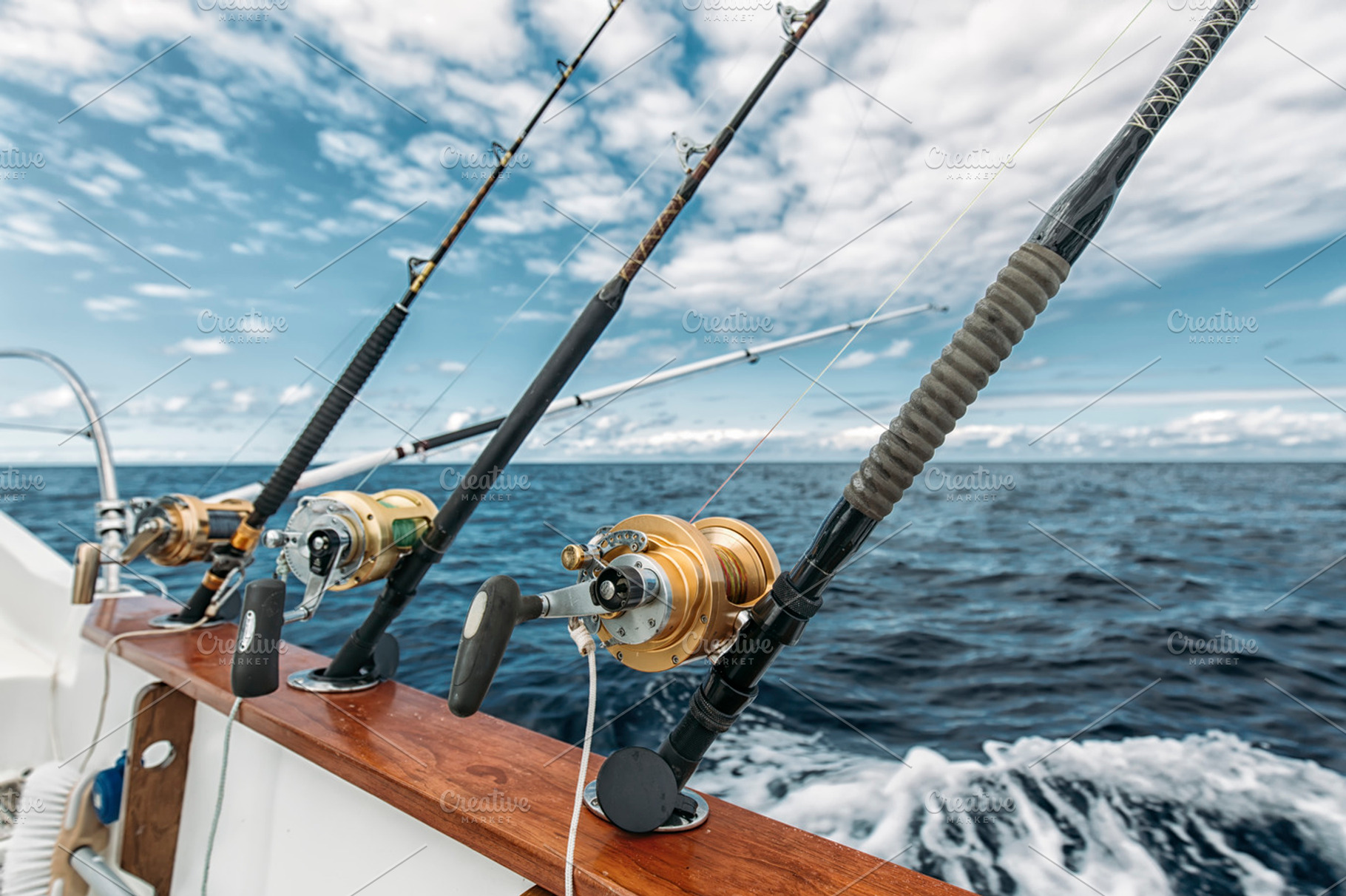 Fishing rods containing angler, beautiful, and big, a Sports & Recreation Photo by MarcoGovel