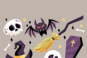 Spooky-Cute Halloween Elements, a Seasonal Illustration by MISS CHATZ (Thumbnail 3 of 3)