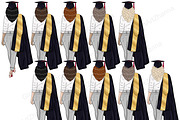 Graduation Girls Clipart, an Education Illustration by GlamArtZhanna (Thumbnail 6 of 11)
