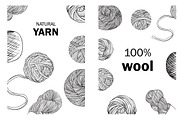 Hand drawn knitting elements, an Illustration by Lytvynenko Anna (Thumbnail 3 of 5)