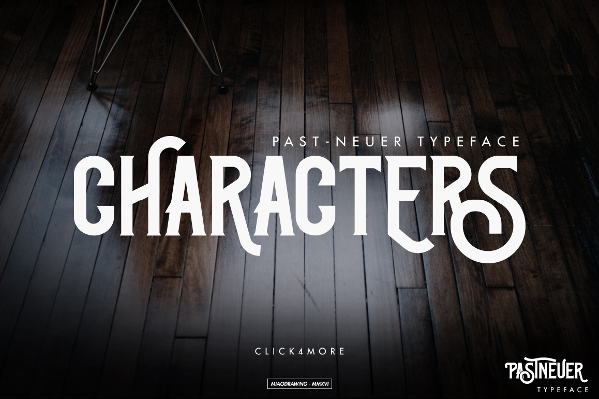 Past-Neuer Typeface preview 2