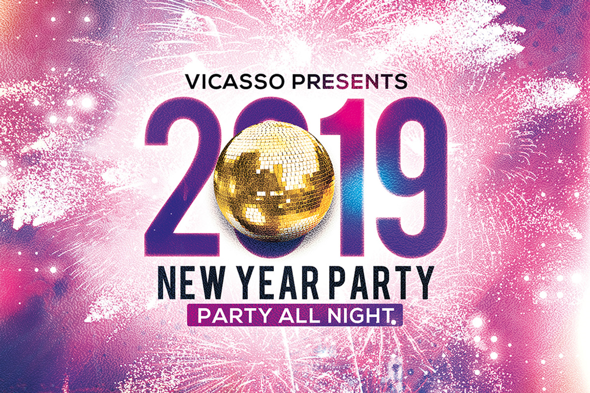 New Year Party, a Flyer Template by What a Story (Photo 5 of 5)