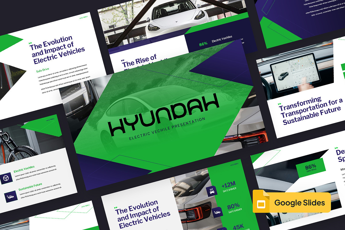 HYUNDAH - Electric Vehicle GS, a Presentation Template by rgbryand (Photo 1 of 9)
