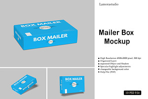 Mailer Box Mockup