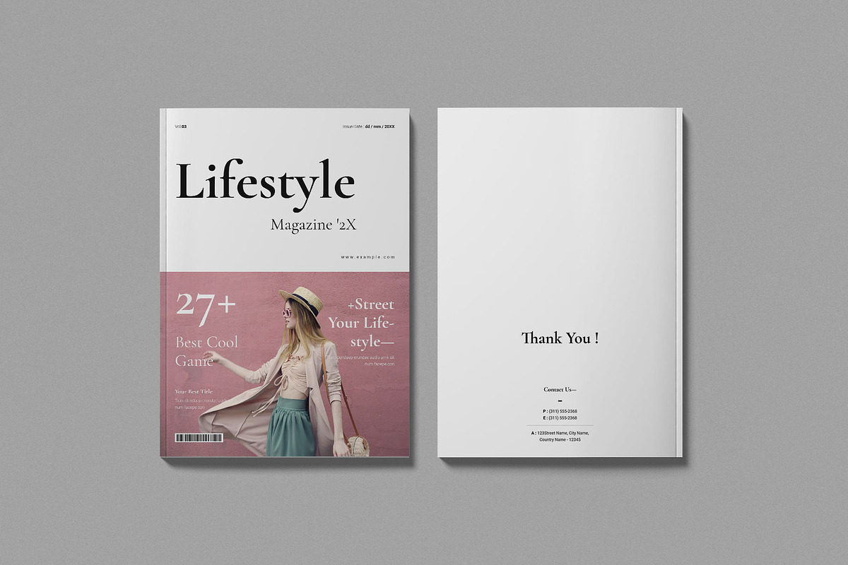 Lifestyle Magazine Template preview 7