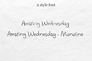 Amazing Wednesday - Handwritten Font, a Font by Wellscript Studio (Thumbnail 2 of 11)
