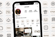 100 Interior Design Story Highlights, a Social Media Template by PatternLab. (Thumbnail 6 of 9)