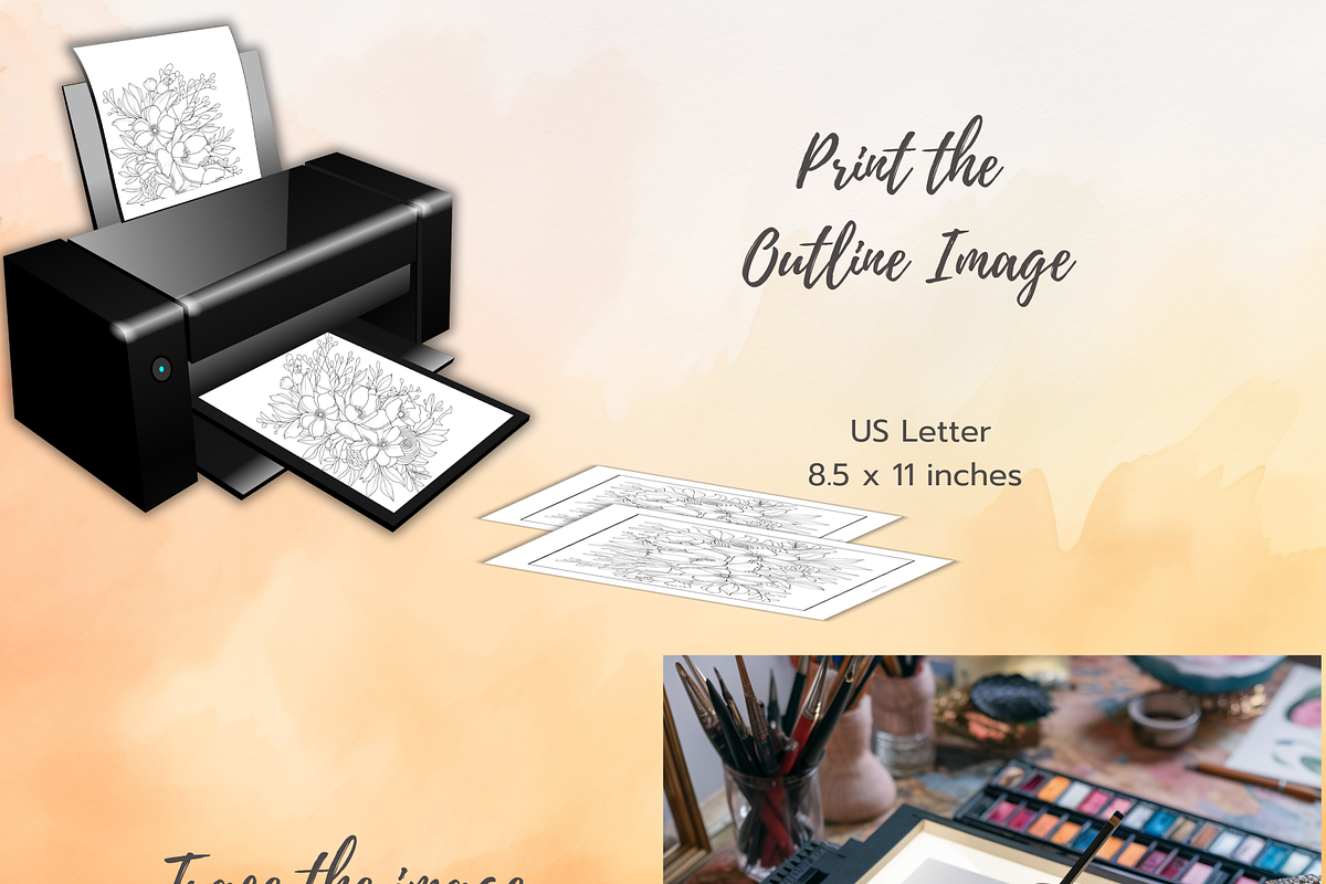 50 Thanksgiving Coloring Pages, an Object Illustration by Daffodil Dream Studio (Photo 9 of 13)